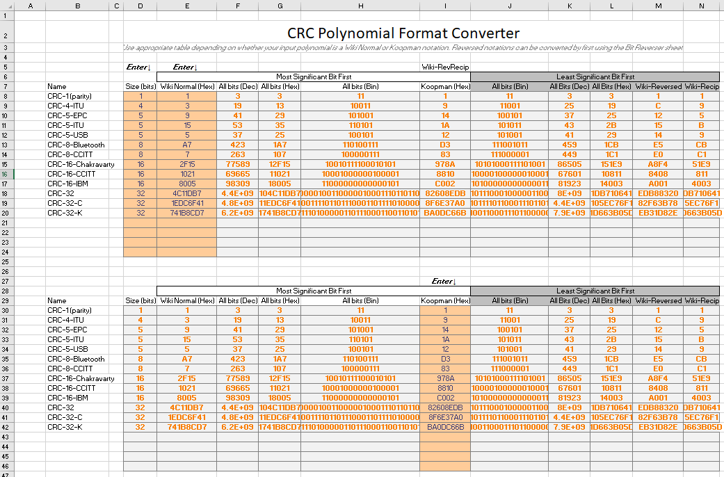 CRC Conversion screenshot